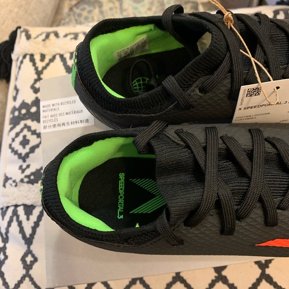 🔅NEW🔅Size 2 Kids soccer cleats | Adidas X SPEEDPORTAL.3 FIRM GROUND CLEATS - Picture 6 of 8